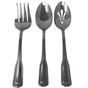 Hamilton Silversmiths American Classic Stainless 3 Piece Serving Set Flatware